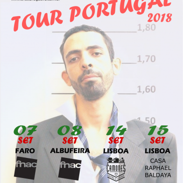 Cristiano Nogueira – Turnê Portugal 2018