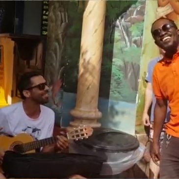 Cristiano Nogueira & Andrew Clarke – Bob Marley’s “No Woman No Cry” @ Konoko Falls – Ocho Rios – Jamaica